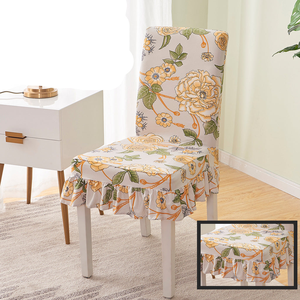 Universal stretch chair cover