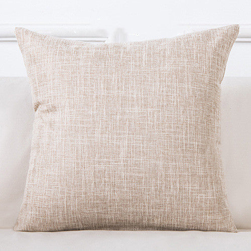 Solid color sofa pillowcase