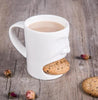 Ceramic biscuit cup creative face biscuit cup ceramic milk coffee cup