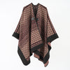 Extra Large Thickened Warm Split Cloak Scarf