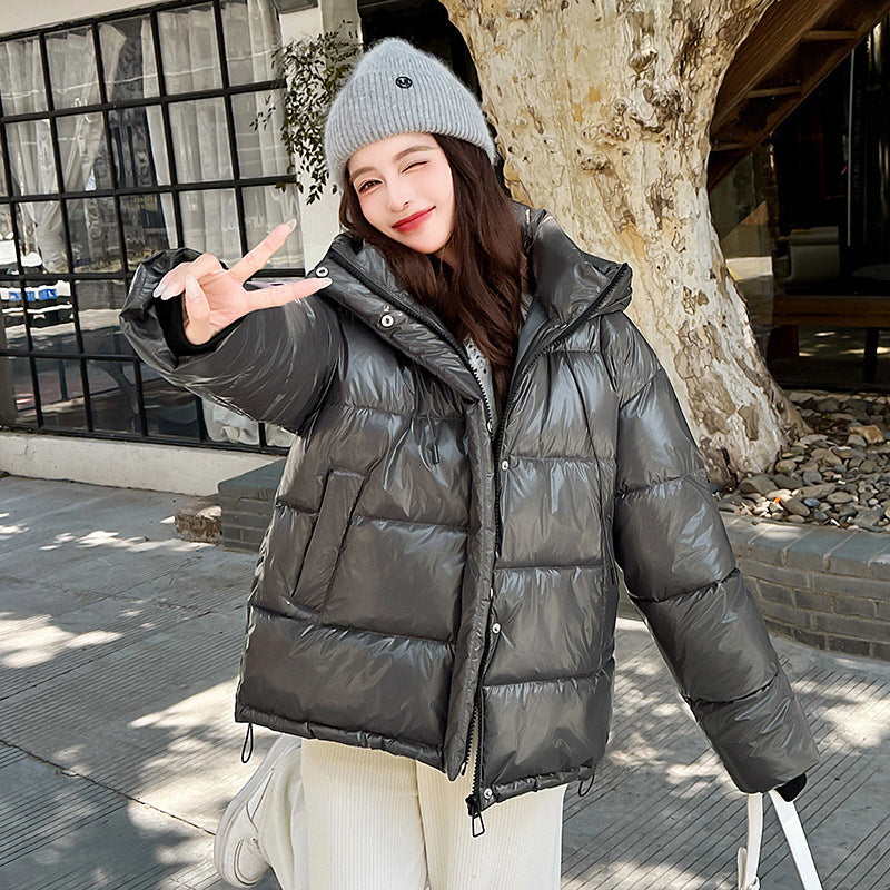 Men's And Women's Short Hood Cotton-padded Jacket