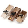 Prank Spider Wooden Scare Box Trick Play Joke Lifelike Surprise April Fools' Day Funny Novelty Toys Gags Practical Gifts