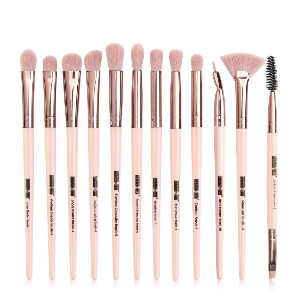 MAANGE 12 makeup brushes
