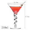 Creative glass cocktail glass