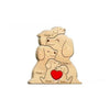 Personalized Wooden Ornaments With Dog Shaped Home Decor