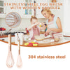 Rose golden hair egg mixer