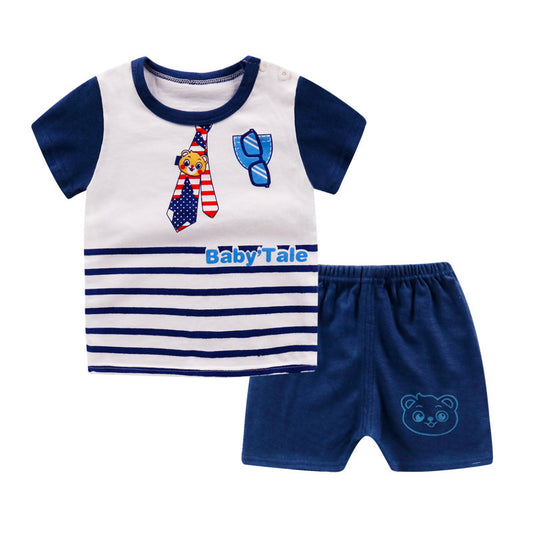 Summer children's short sleeve suit
