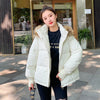Loose Hooded Gloves Thickened Thermal Quilted Jacket Coat For Women