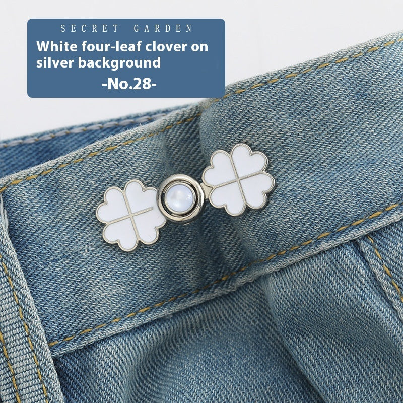 Waist Button Metal Buckle Nail-free Snap Fastener