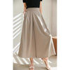 Stacked Design Loose Women's Wide-leg Pants