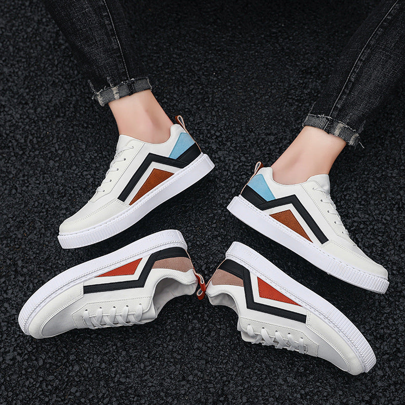 Casual white shoes college breathable sneakers