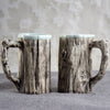 Hot bark mugs