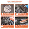 1 Set BBQ Grill Cleaning Brush Stainless Steel Barbecue Cleaner With 18in Suitable Handle Stiff Wire Bristles For Grill Cooking Grates