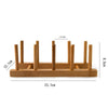 Tableware display wooden tea cake rack