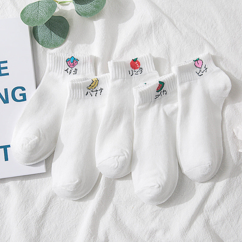 Summer thin boat socks