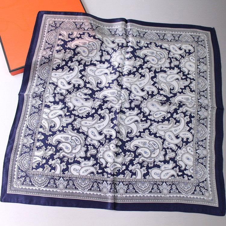 Silk Scarf Small Square Towel Professional Scarf Scarf
