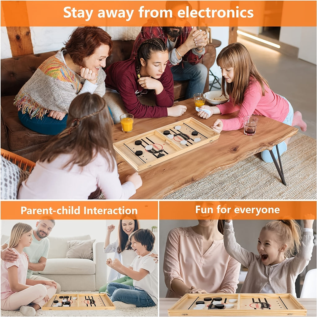 لعبة هوكي سريعة، لعبة هوكي خشبية، طاولة كرة قدم عملاقة، لعبة مقلاع تفاعلية بين الوالدين والطفل، ألعاب عائلية للكبار والصغار