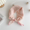 Women's Cotton And Linen Small Square Towel Silk Scarf Artistic All-match Fashion