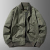 Men's Relaxed-fit Baseball-collar Casual Jacket