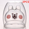 3D Double Layer Lovely Panda Cup Skull Wine Cup