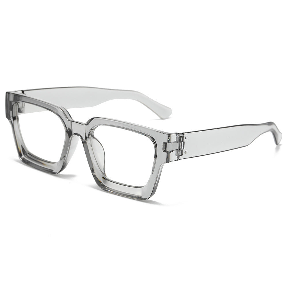 Classic Thick Square Frame Sunglasses Men's Driving UV Protection