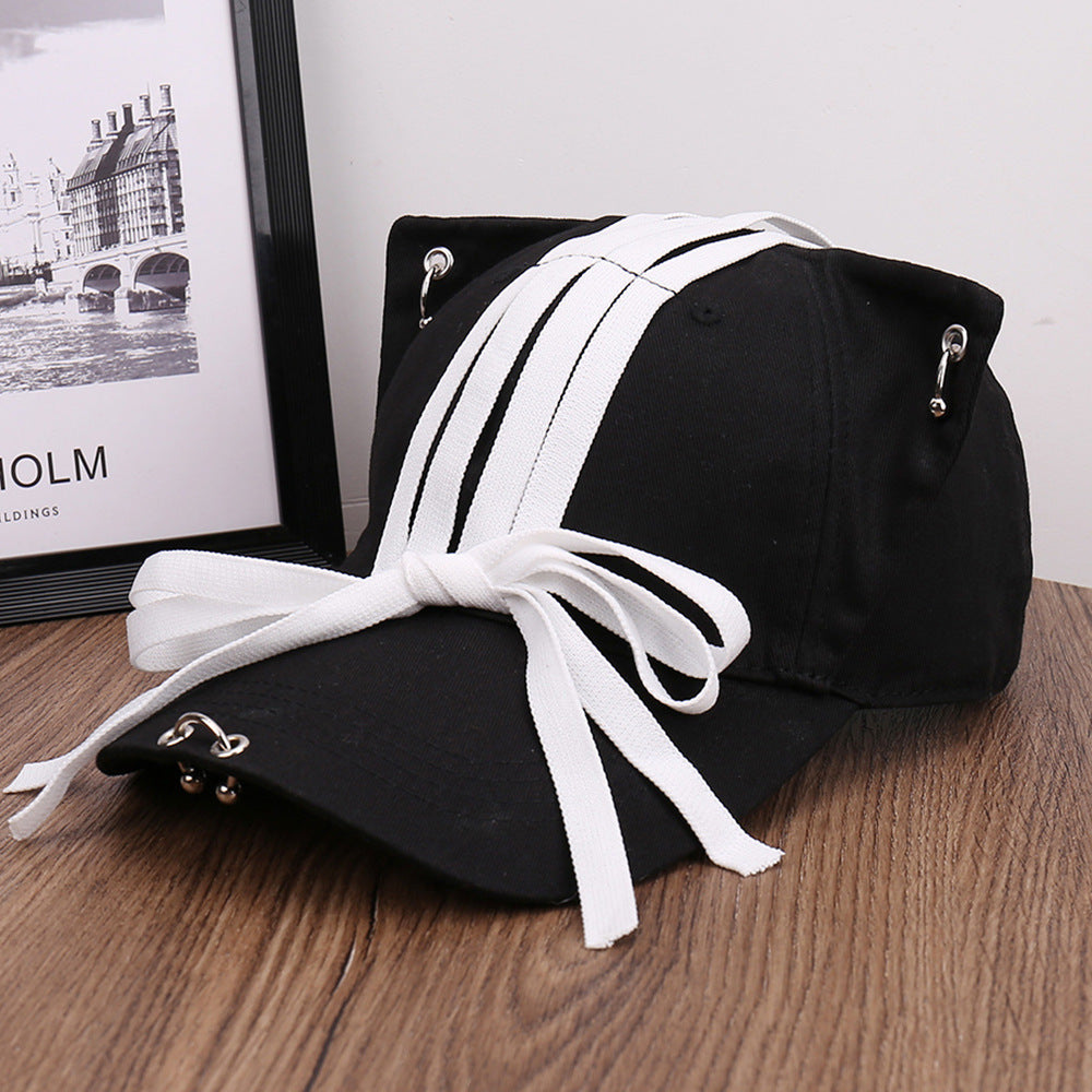 Three-dimensional Ear Straps Decorative Niche Baseball Cap