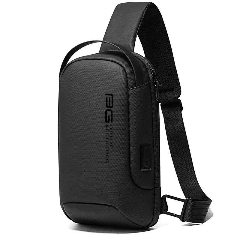 Men's Casual Shoulder Business Usb Shoulder Bag