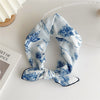 Women's Cotton And Linen Small Square Towel Silk Scarf Artistic All-match Fashion