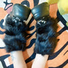 Fur Plush Thickened Warm Leg Niche Wear