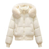 Big Fur Collar Hooded Thickened Warm And Loose Coat