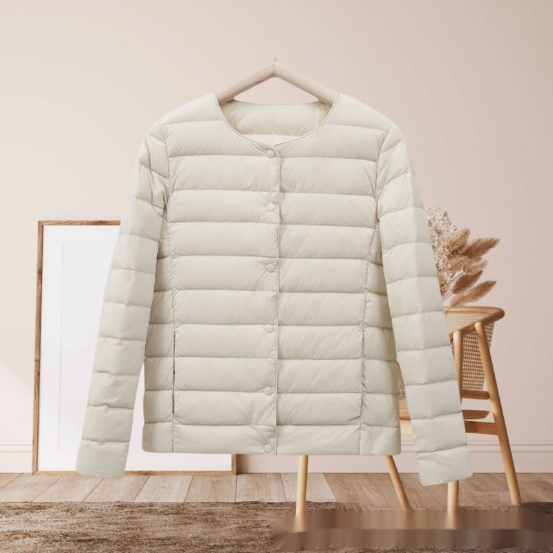 Short Autumn And Winter Lightweight Cotton-padded Jacket Women