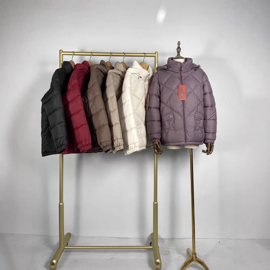 Women's Stand Collar Loose Autumn And Winter Warm Coat