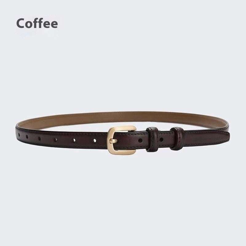 Pin Buckle Thin Belt Women's All-match Decoration Simple