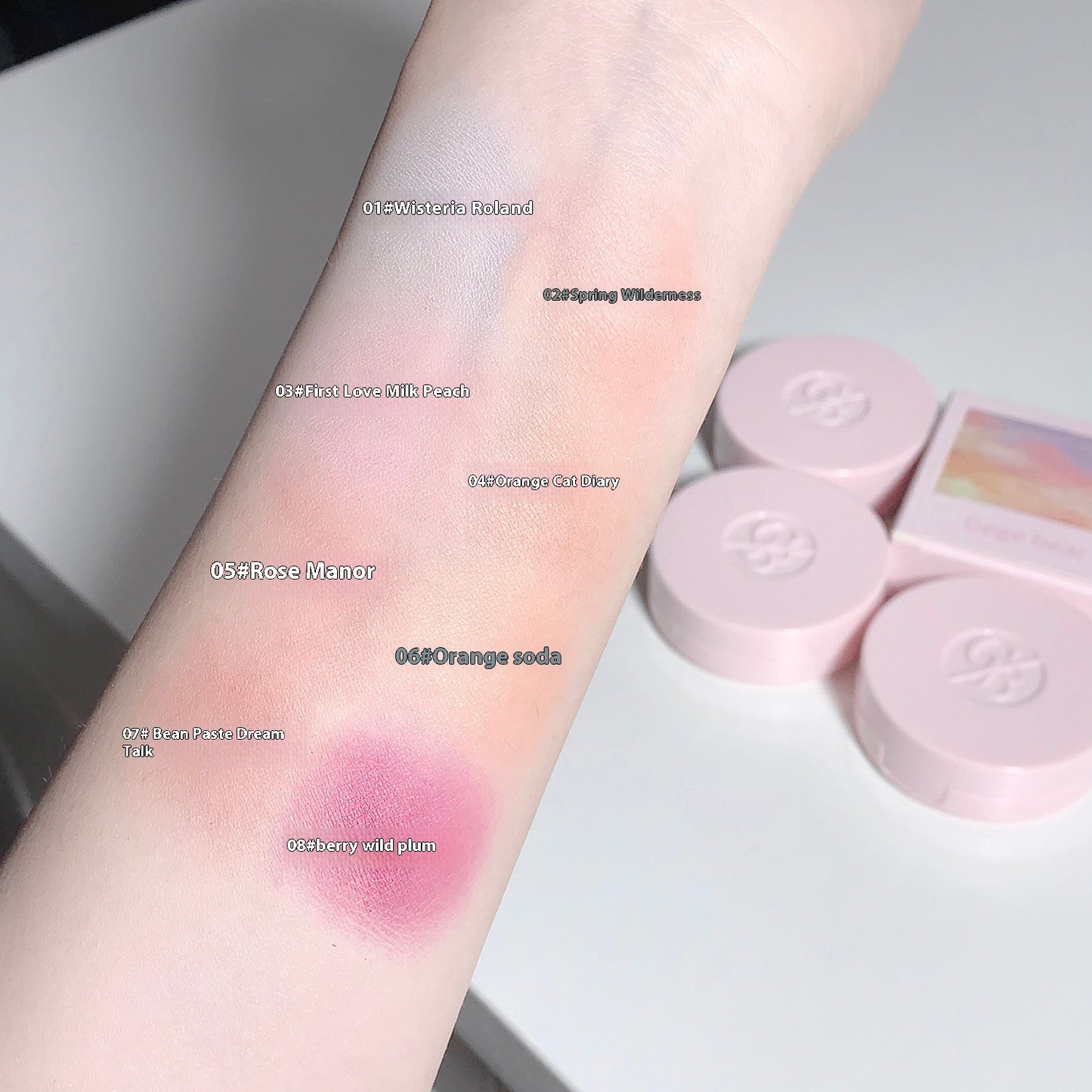 Women's Air Cushion Natural Tender Delicate Low Saturation Blush Cream