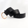 Metal Pin Buckle Versatile Retro Simple Wide Belt Men And Women Belt