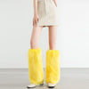 Fur Plush Thickened Warm Leg Niche Wear