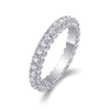 Pond Moonlight - A Wedding Ring Set With Top-quality Moissanite S925 Silver And Platinum-plated Diamond. The Ring Can Be Inspected With A Diamond Pen