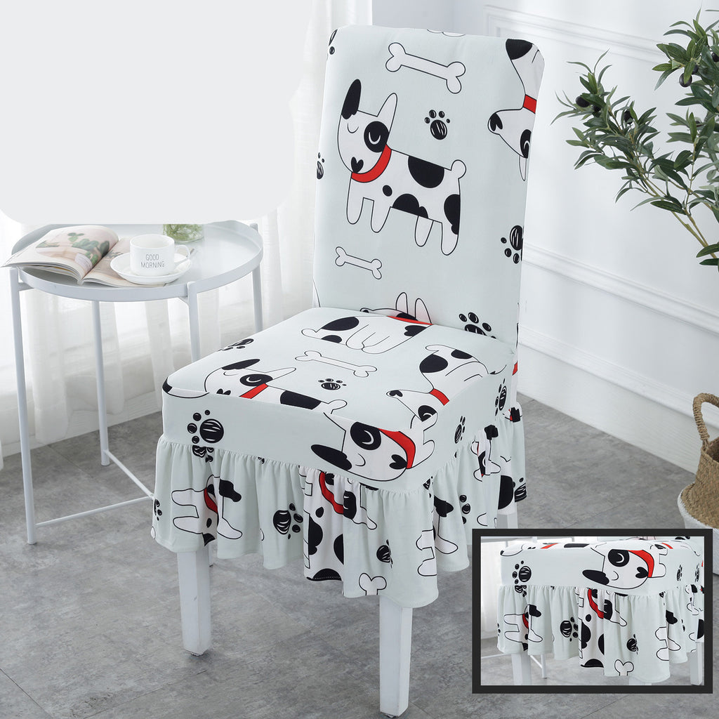 Universal stretch chair cover