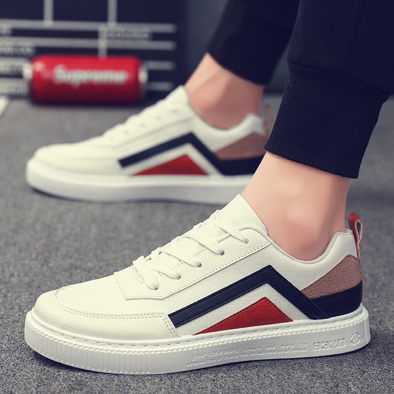 Casual white shoes college breathable sneakers