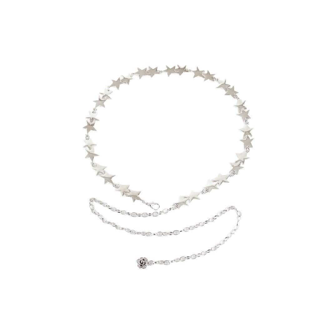 2025 New Retro Metal Star Waist Chain Women's Accessory - Eshtree