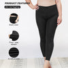 Nine Points High Elastic Solid Color Spring And Autumn Leggings Plus Size