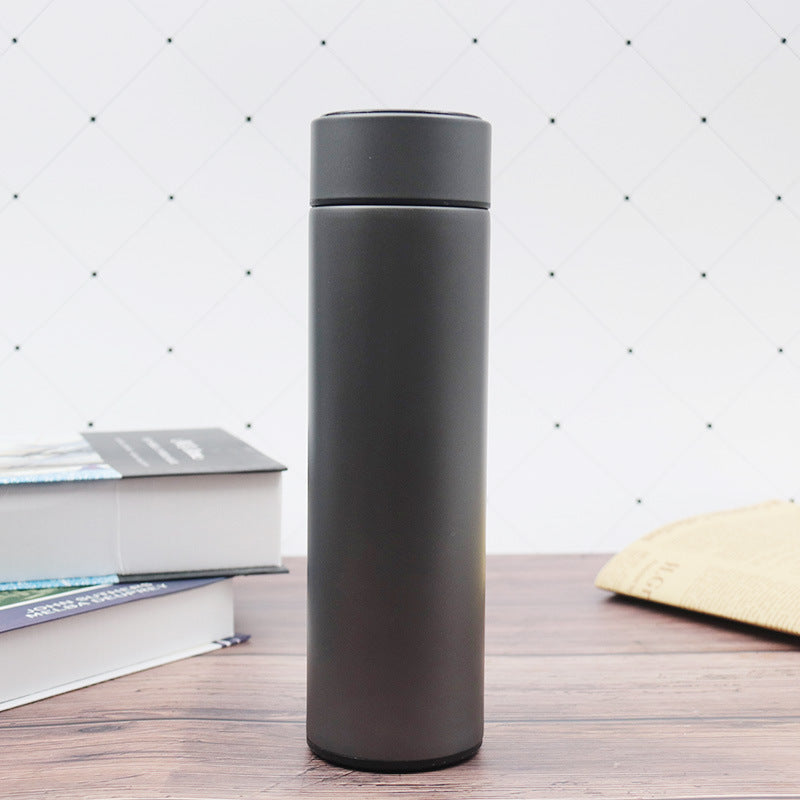 LED touch display temperature water cup