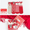 4 Pairs Christmas Gift Box Women's Mid Tube Stockings
