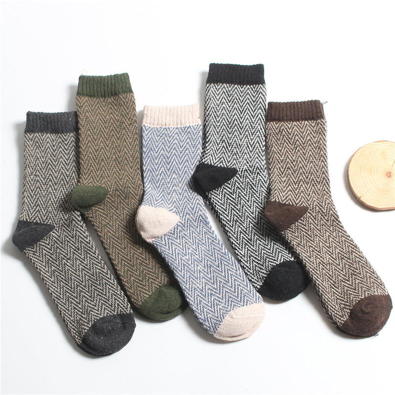 Rabbit wool socks men's business socks