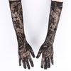 Sexy Lace Long Gloves Dark Skull Halloween Costume Accessories