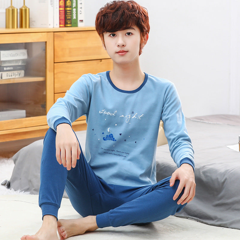 Children's Pajamas Cotton Boys' Base Teen Underwear Suit