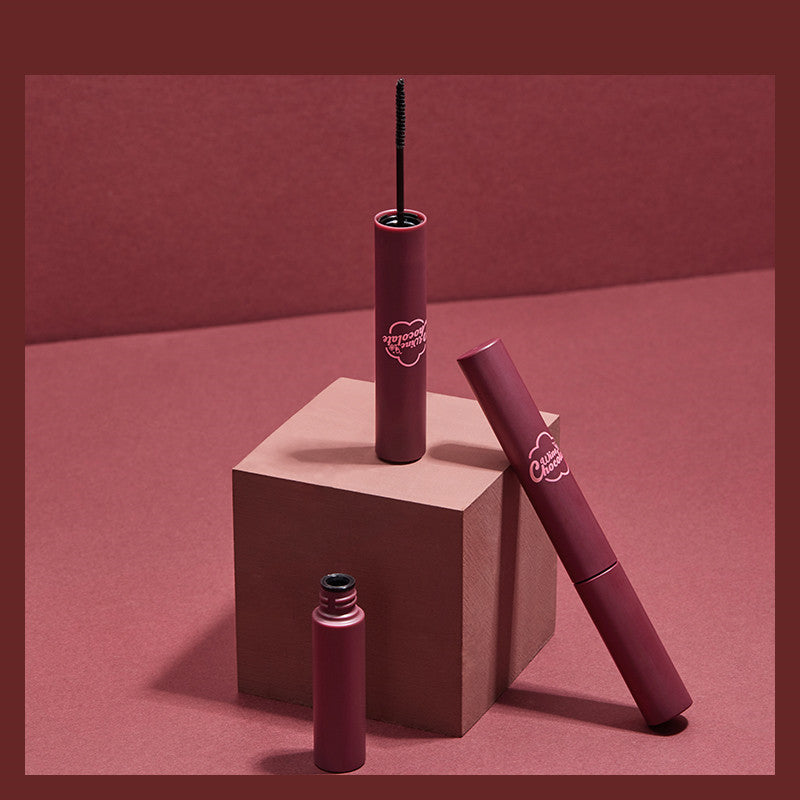 Red wine chocolate Mascara Crul Waterproof  Slim shaping