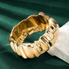 Irregular Open Wide Bracelet Female Exaggerated Twin