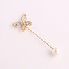 Cross-border Pearl Waist Of Trousers Pin Fixed Clothes Skirt Brooch Belt Buckle
