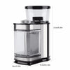 Stainless steel electric coffee grinder